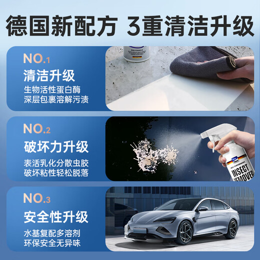 Blue Dolphin Shellac Remover Gum Cleaner Car Powerful Decontamination and Bird Poop Cleaner Resin Remover 500ml