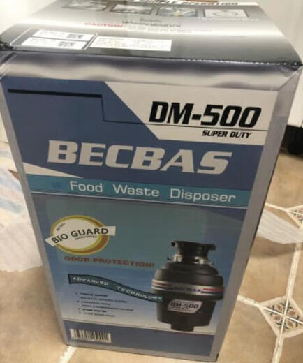 BECBAS DM500 food waste disposer household kitchen food waste shredder