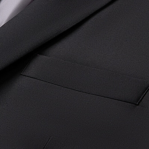 Siete marcas de la marca 25 hombres de primavera y verano ropa formal Formal fácil de hacer entrevista de collar plano chaqueta de traje 126JC70760 Negro 48 B
