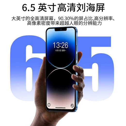 全新未拆封12G+512G大内存智能手机骁龙888安卓全网通5G游戏商务 炫酷黑【人脸识别+全新未拆封】 256G