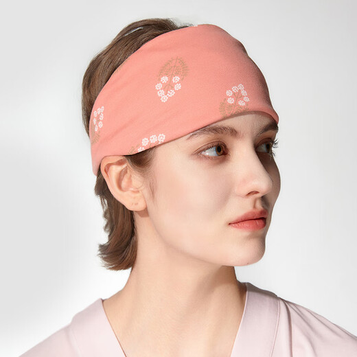 Pregnant and confinement headband pure cotton 2025 autumn and winter windproof headscarf, maternal forehead protector, multi-functional maternity hat, four seasons style, crape myrtle yellow headscarf, one size fits all