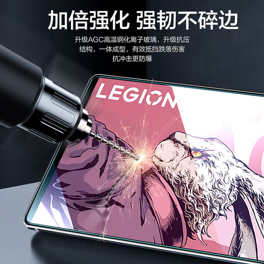 Flash Magic Lenovo Y700 Плоская смягченная пленка Saveer 8,8 дюйма 2024/2023 Полноэкранная защитная пленка Anti-Finger Print 24/23 Универсальная модель [HD] 1-Peece + Artifact Y700