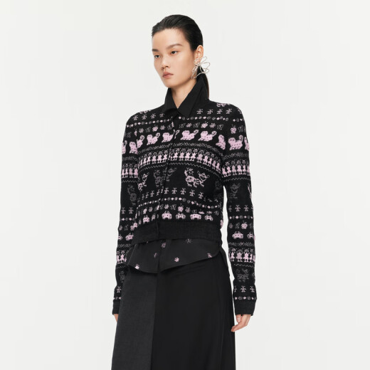 Jiangnan Buyi (JNBY) [Gleicher Stil im Einkaufszentrum] 24 Herbst Strick -Strickwind Fair Island Pullover 5o9313090 690/gemischtes Pulver m