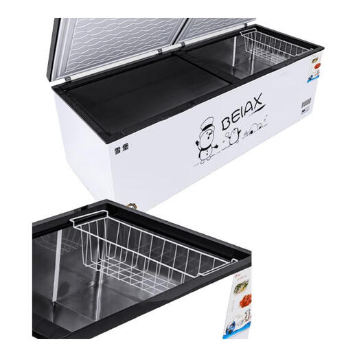 
Snowburg freezer commercial horizontal large capacity stainless steel inner liner refrigerator household refrigerator display cabinet commercial refrigerator 698 stainless steel inner liner intelligent temperature control