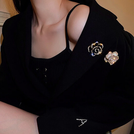 Idel shawl brooch corsage pin high-end women's luxury ladies accessories fashion elegant pin birthday gift rose brooch XZ0512