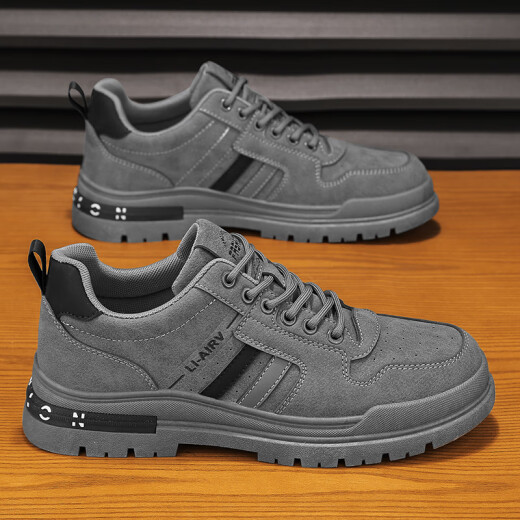 Changxiang Huili Herrenschuhe Sommer 2025 Neubauten Arbeit Arbeitsschutzschuhe für Arbeit nicht rutschfeste Kleidung-resistente Freizeitschuhe für Männer Khaki 42