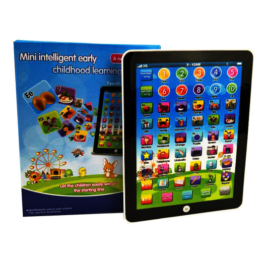 Strictly selected new lighting tablet early education learning story machine children's point reading machine mini toy Beijing selection new English version random (169G)