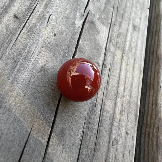 Lianju Coral Loose Beads Single Beads Deep Red Natural Japanese Materials Multi-Specifications Large Particles DIY Jewelry Qiduobao with Buddha Beads 10mm