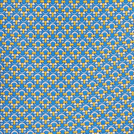 Ferragamo Men's Blue Tie 0722510 Подарок для парня Blue 0722510 ОС