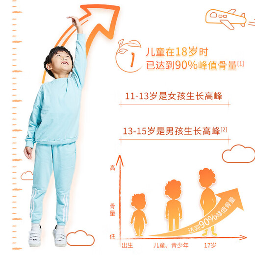 澳佳宝（Blackmores）柠檬酸钙镁片 儿童成人孕妇钙 骨骼成长碳酸钙含维生素D3牛初乳 【儿童】钙+牛初乳 60粒*2瓶瓶