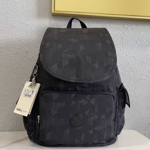 Kipling Kaipulin student schoolbag monkey bag Kaipulin waterproof backpack mommy bag new large capacity 12147 dark blue