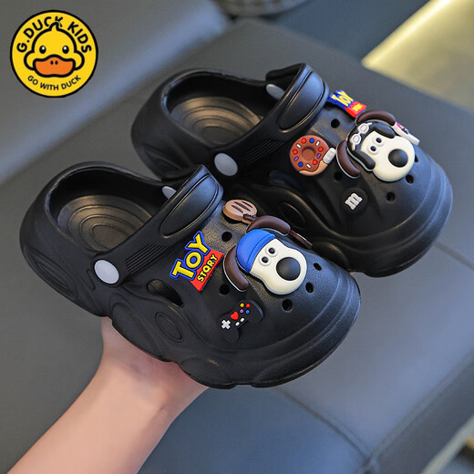 G.Duckkids zapatos de agujero infantil sandalias de niños y niñas verano 2025 nuevo no deslizante para el hogar al aire libre sandalias lindas 26 longitud interior cm