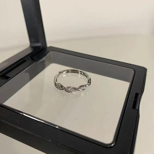 Endless love ring for couples, a pair of rings for besties, ins niche design, adjustable and high temperament, endless love ring for men