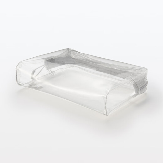 Muji PU Прозрачная сумка для хранения макияжа Портативная макияжная сумка дома.