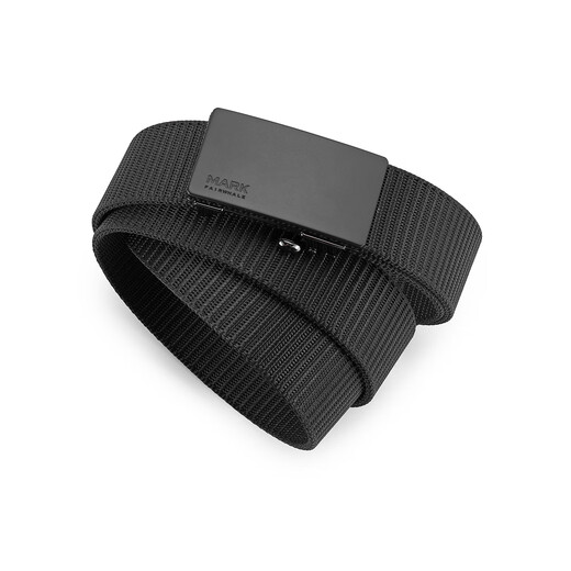 Mark Huafei Herrengürtel Männer zahnloser automatischer Schnalle-Gürtel Arbeitsgürtel Nylon Funktionaler Stil Taktischer Gürtel für Freundes Casual Style 723-Herz-Geschenkbox 120 cm (Hosengrößen 35-37)