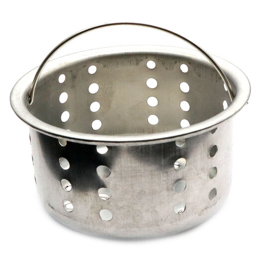 Baiqi sink drain pipe sink funnel filter drainer kitchen dishwashing sink stainless steel basket cover basket style 1 pack