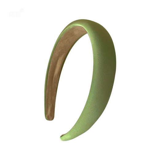 Jiaoxia high skull headband for women 2024 new internet celebrity gift wide-brimmed green high-end versatile hairpin headband hair accessory black braid to show high skull height and small face