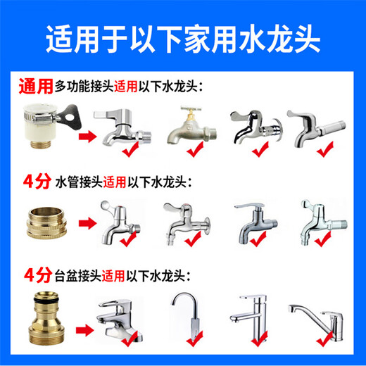 Yueye car wash water gun high-pressure water gun household water pipe hose flower watering spray gun car artifact cleaning tool 15 meters