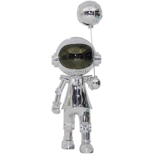 Luminous robot model large ornaments space rabbit sculpture living room bar ktv flying saucer door decoration MC-robot height 2.19 meters fixed jin