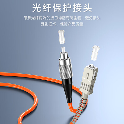 Skin Fiber Optic Jumper Gigabit Multimode double noyau UPC Pigtail LC / SC / FC / ST Room Transmetteur 50/125Um à basse fumée Halogène sans fibre optique Câble LC-SC multimode 10 gigabit [OM3] 10 mètres
