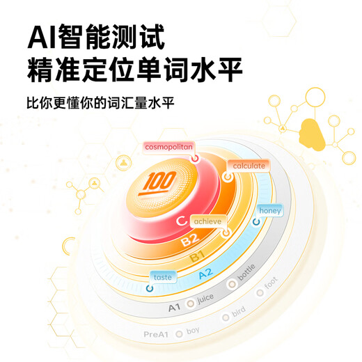 Meow Meow Machine Homework Helper English Word Memorization Artifact Electronic Word Card E2Plus Handheld Word Book Contains Primary School Junior High School High School College Postgraduate Entrance Examination TOEFL IELTS English Vocabulary 2.66-inch Large Screen E2plus AI Precision Learning Word Learning Machine