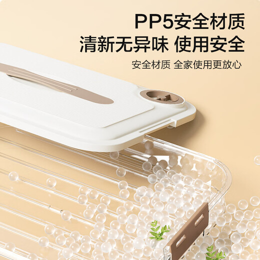 Made in Tokyo, dumpling refrigerator storage box, food contact grade dumpling and wonton freezer storage box (four layers and one lid)