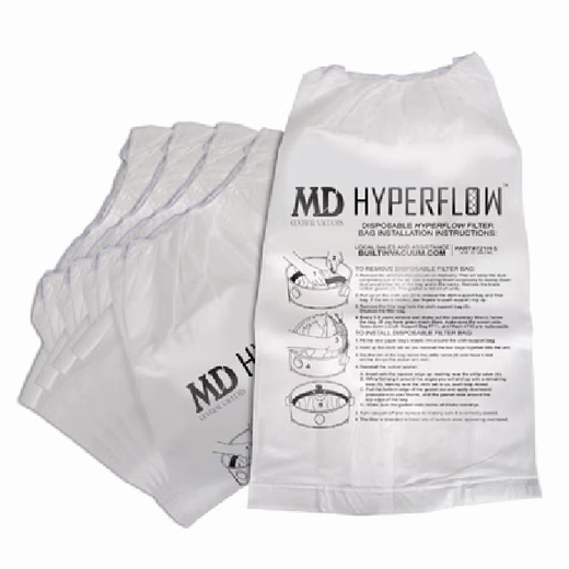 Meida MD American Meida Central Vacuum Dust Removal System S5/S2/Central Vacuum System Household Original Import S1 S2 Garbage Paper Bag 5 Pack Vacuum Bags