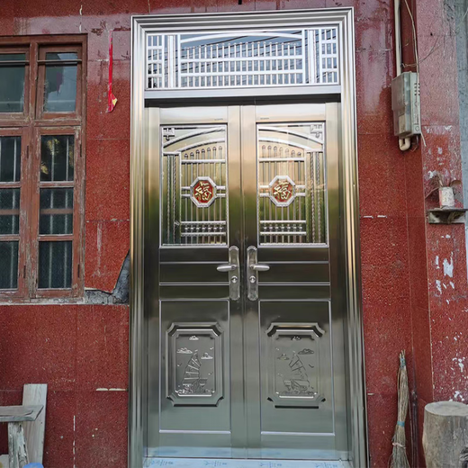 JRB Jiaruibao 304 stainless steel door villa door double door anti-theft door home entrance door rural self-built door double door style 1