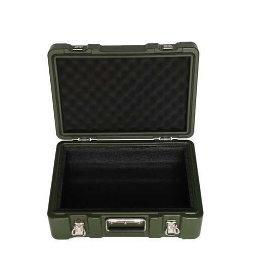 Camouflage craftsman supply box army green equipment box rotational molding box outdoor field camping army green multi-functional equipment box 600*500*400mm (can be customized with printing)
