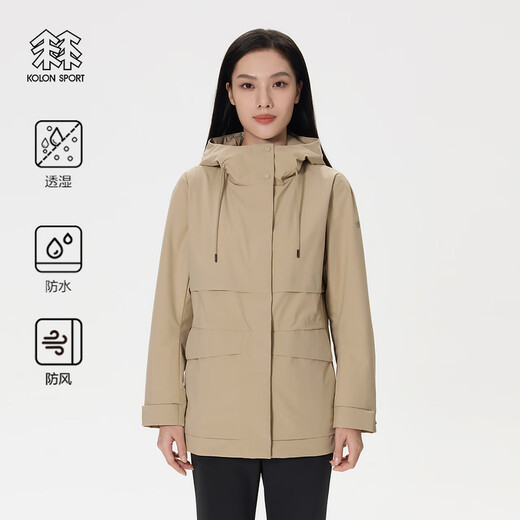 Veste en coton de chauffage Kolon Sport / Kolon Terproofroproofer pour les femmes en plein air en extérieur en extérieur en extérieur en humeur P.