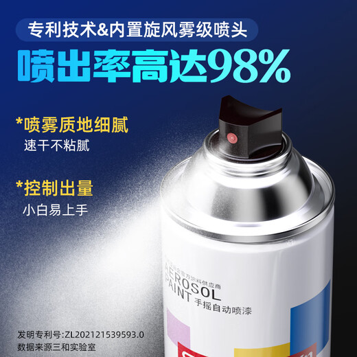 Sanhe Ordinary self-painting hand spray paint chameleon industrial anti-corrosion paint metal anti-rust paint car wheel color change scratch repair automatic spray paint 350ML NO.304 dark gray