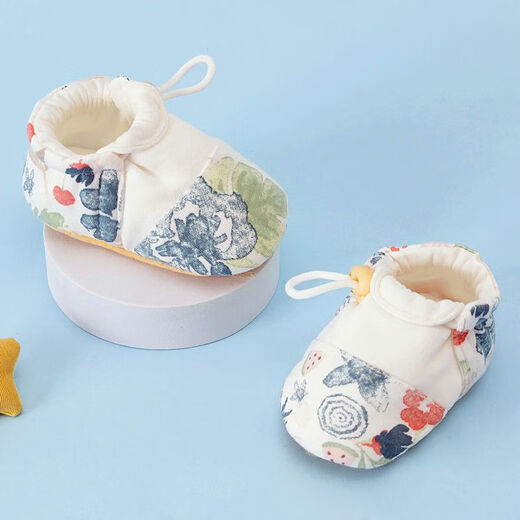 Lubei Mengdou zapatos y calcetines para bebés en primavera y otoño para hombres y mujeres niños en interiores zapatos para niños suaves para niños. Zapatos suaves y suaves de la cara 11 Longitud interior de 10.5 cm recomendado 0-6 meses