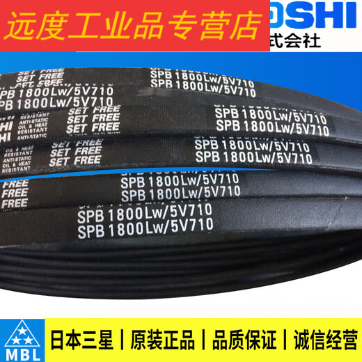 SPB1950 2000 2020/5V800 2030 2060 2120LW triangle belt SPB1950LW