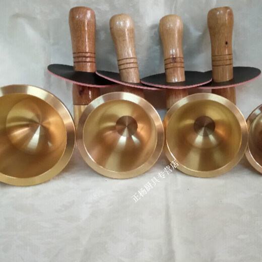 Jiudian medicine jar pure copper Cantonese solid copper cup garlic pounder medicine cup Chinese medicine pound medicine jar medicine bowl kitchen medium diameter 11.5 height 10 wall thickness 0.5 cm