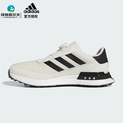 Adidas Golf Shoes Men's Sports Shoes New S2G SL LEATHER Spikeless Shoes BOA Lock Style ID8701 Orbital Gray/No. 1 Black/White 43 (UK9)