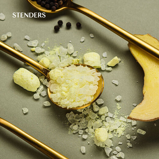 STENDERS Ginger Lemon Bath Salt 500g. Bath salt for foot soaking to nourish the skin. Use salt to nourish the skin. Gift for boyfriend and girlfriend.