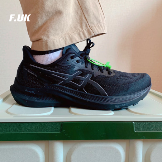 ASICS GT2000 12 Männer stabile Unterstützung dicker Sohle Jogging -Schuhe atmungsaktiv