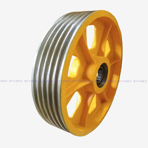 XMSJ Tongli Counterwepwepward Rope Rope Wheel Machine Machine Guide de la machine à roue inférieur Roue de corde 420/320 * 6 * 8 accessoires 420 * 6 * 8 roulements 6210 / sans arbre