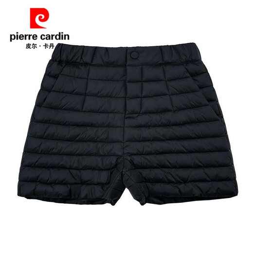 Pierre Cardin Shorts Women's Winter Outerwear Autumn and Winter Down Cotton Pants 2025 New Thick Warmth Slimming Versatile Casual Boot Pants Black 4XL 145155Jin Jin equals 0.5 kg
