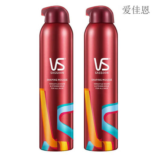 爱发丝泡沫摩丝定型发胶男女士啫喱保湿羊毛卷 造型摩丝250ml+强力定型喷雾300