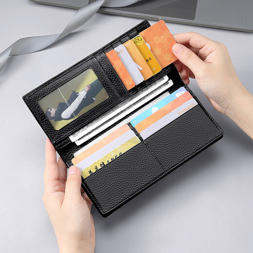 Mashalanti billetera billetera casual para hombres billetera multifuncional de monedas multifuncional gran capacidad embrague bolso de identificación para hombres bolso de identificación - regalo de cumpleaños para padre novio marido
