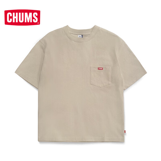 Chums Qiaqia Bird Outdoor Sports hommes et femmes classiques Classic Heavy Coton Heavy T-shirt Breft à manches courtes CH01-2601 Black CH01-2601-K001 M