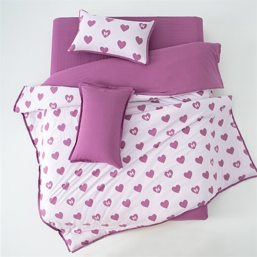 Mercury Home Textile lit quatre pièces Ensemble 100% coton de coton coton pur litière quatre pièces kit de litière en coton complet couvercle de courtepointe amour est unique