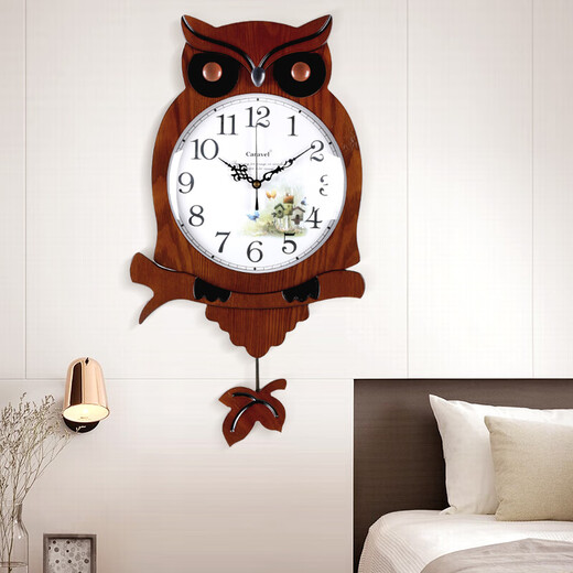 Chengliu Fashion Creative Fashion Room para niños Reloj de pared de la sala de estar Modern Simple Silent Hanging Quartz Ratio 9215 Registro de estilo D (Movimiento Bawang) 16 pulgadas (diámetro 40.5 cm)