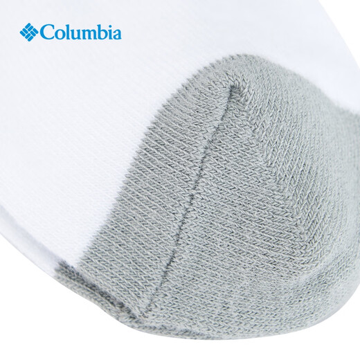 Columbia哥伦比亚户外情侣款男女柔软透气一双装活力运动袜RCS841 100 L