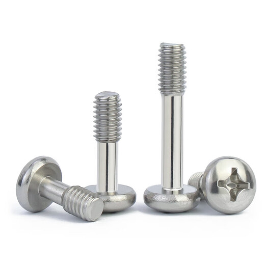 Jinchao 304 stainless steel 818 pan head cross-shaped screws, round head, non-loosening screws, half-thread M3M4M5M6 M3*6 (10 pcs)