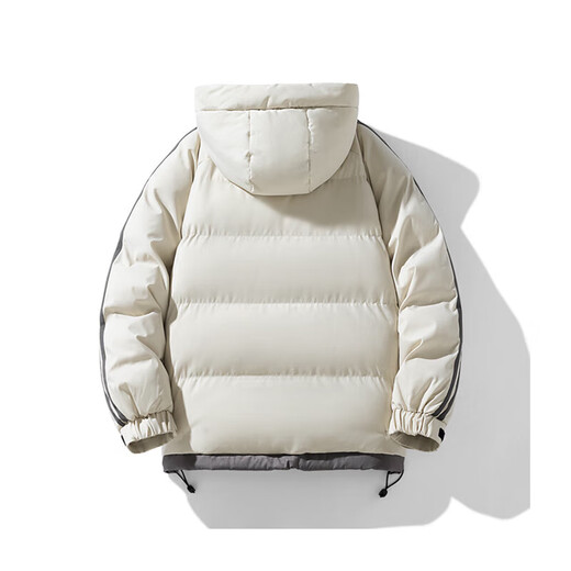 FAIR SPORT sports cotton jacket for men in winter new warm cotton jacket for men with hooded jacket loose versatile cotton jacket top 9789 gray (B) 4XL