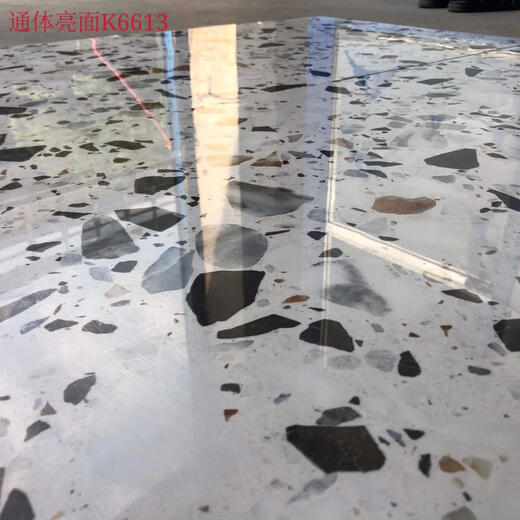彩色亮光面水磨石瓷砖800x800美发服装店商场地板砖工装地砖600 K6623 600600) 其它