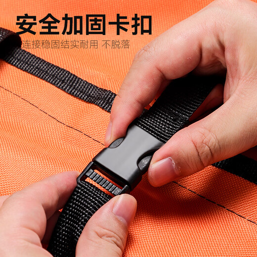 Niuxiang Tool Bag Electrician Repair Storage Bag Large Capacity Tool Bag Weak Current Carpentry Portable Oxford Cloth Bag Thickened Herringbone Ladder Storage Bag OP Bag