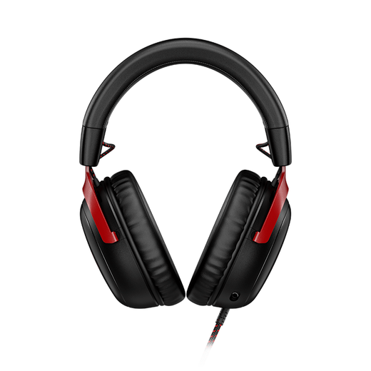 极度未知（HYPERX）Cloud Ⅲ 飓风3有线黑红 DTS音效 53mm驱动单元电竞头戴式游戏耳机 适配三角洲行动